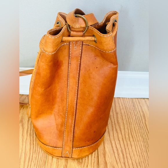 Vintage Genuine Leather Craft Satchel Lined Large - Picture 3 of 12